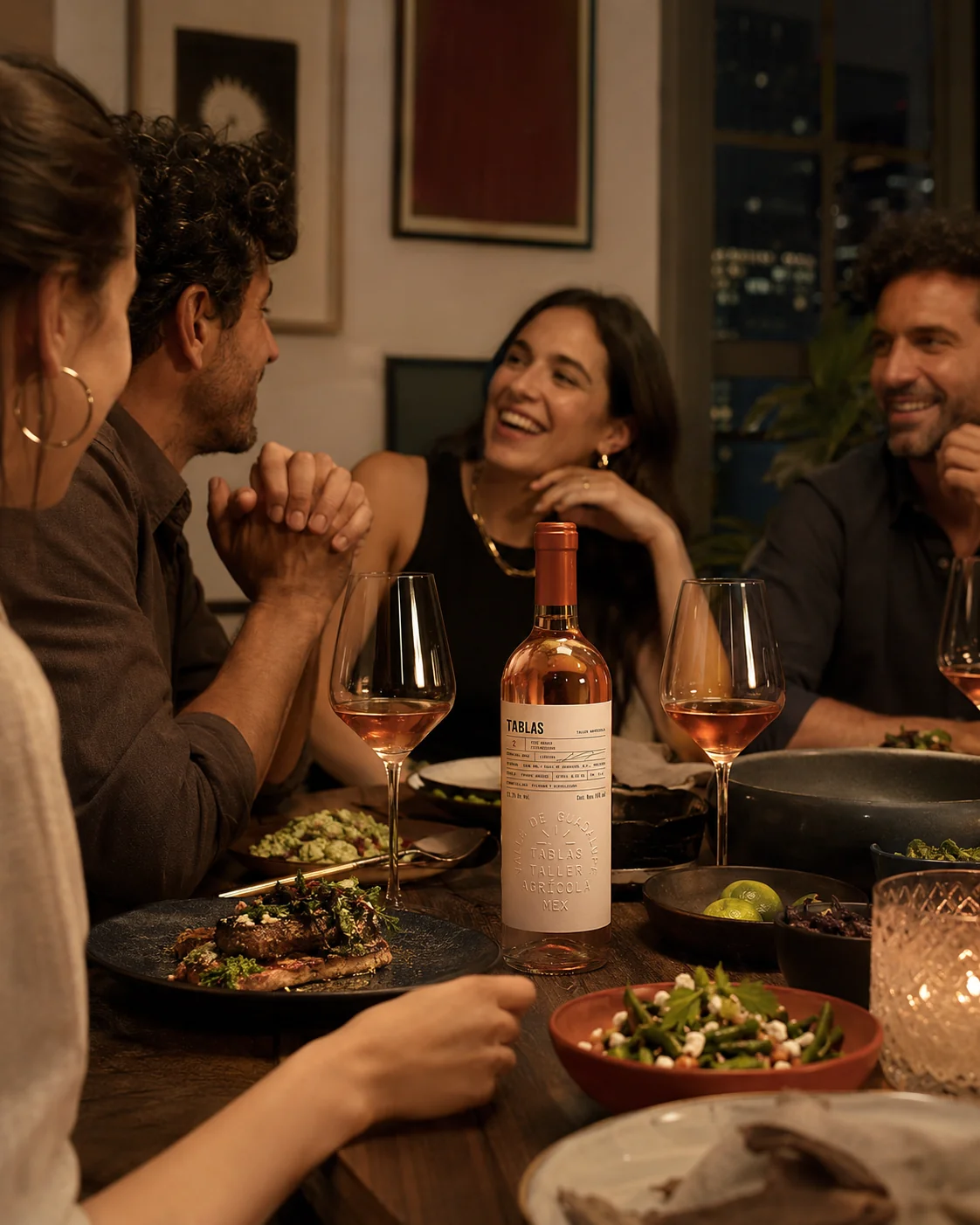 Cena casual con Tablas