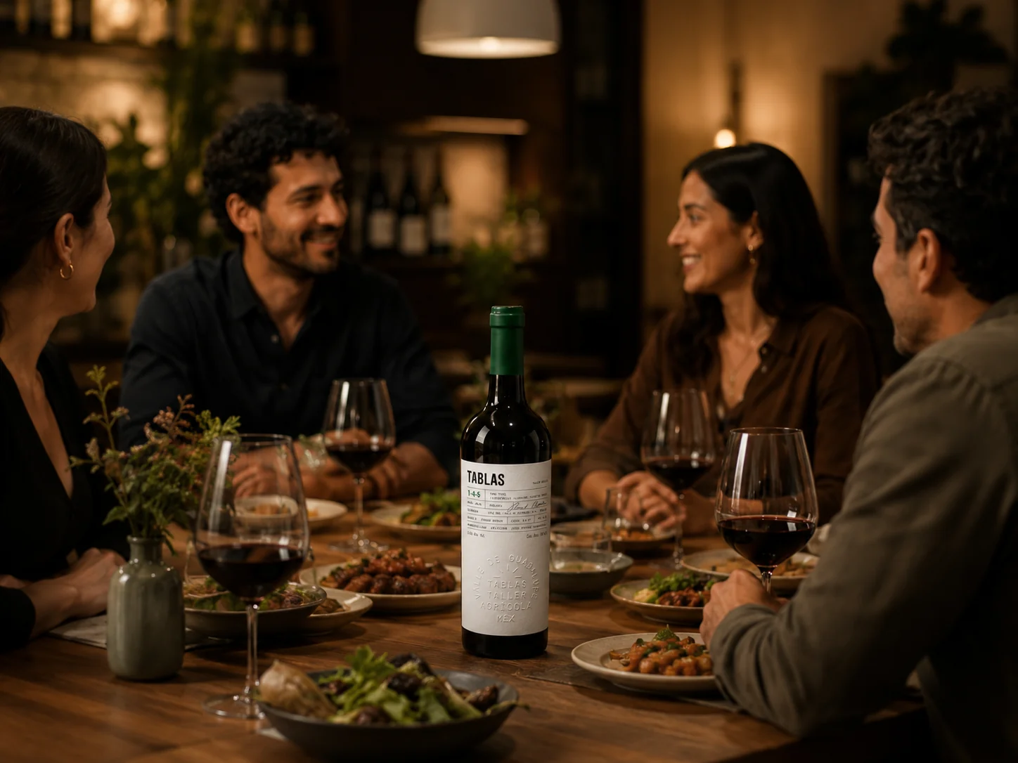 Tablas 1-4-5 en una mesa en casa