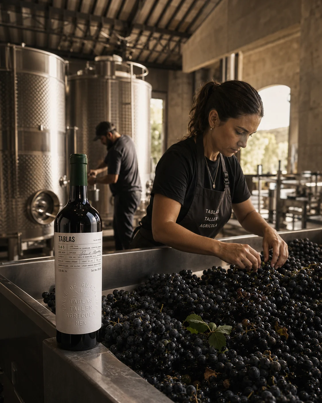 Proceso en el taller y la bodega