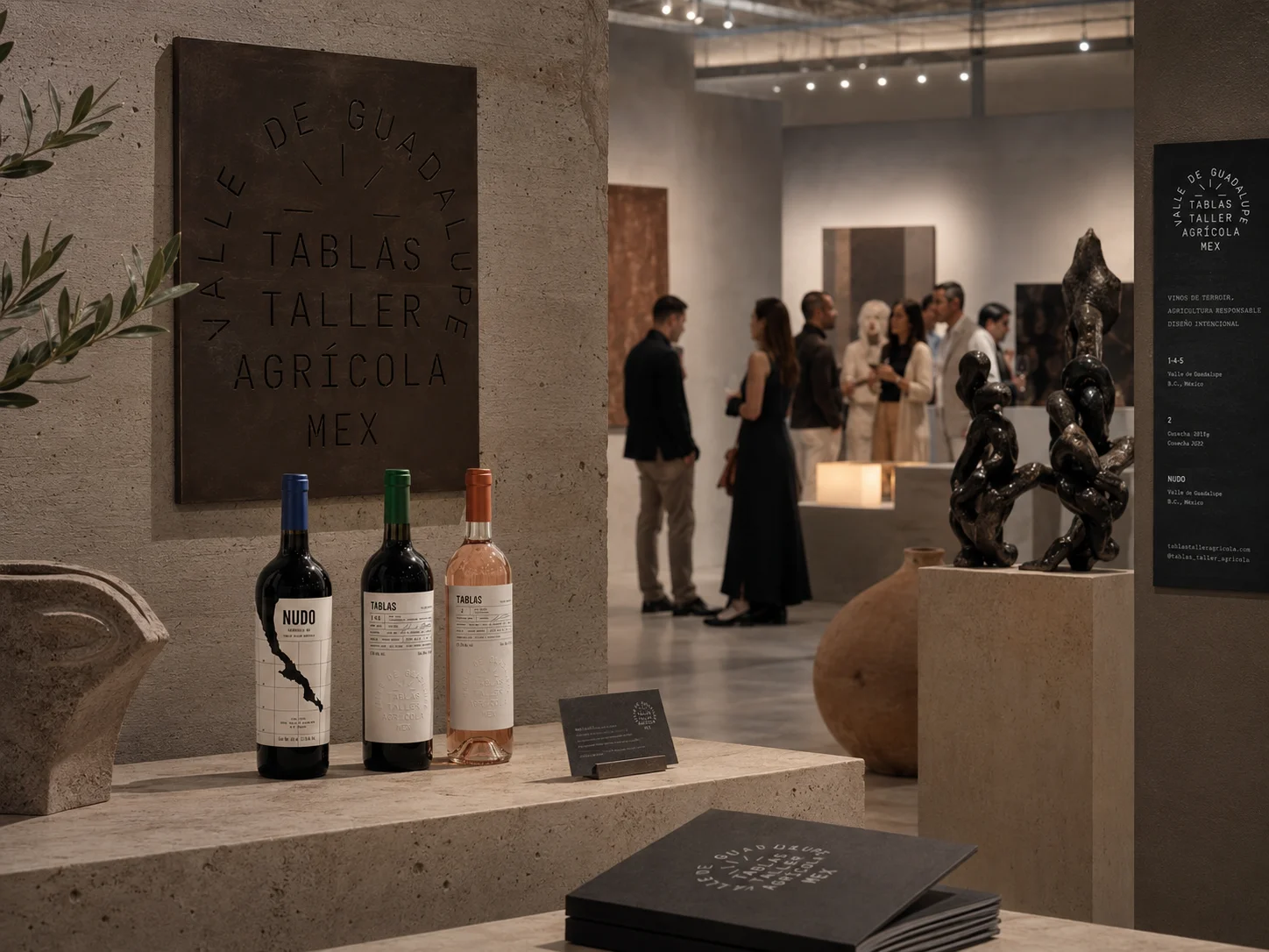 Patrocinio en galería de arte, sponsor lounge