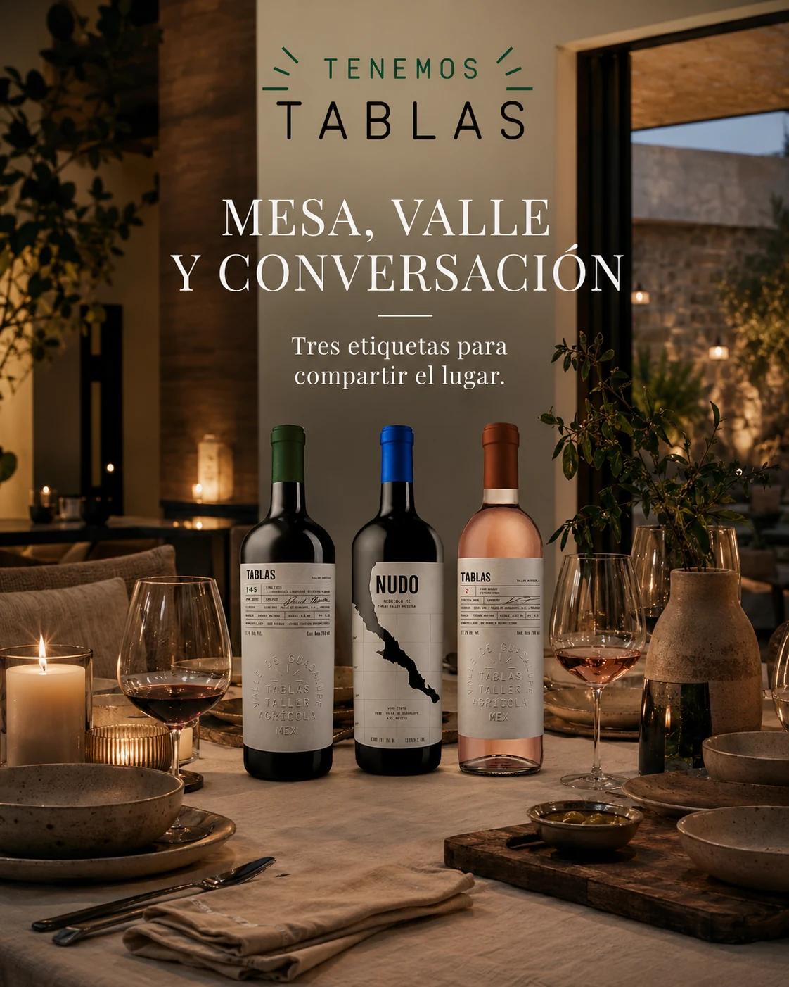 Post · Mesa valle y conversación