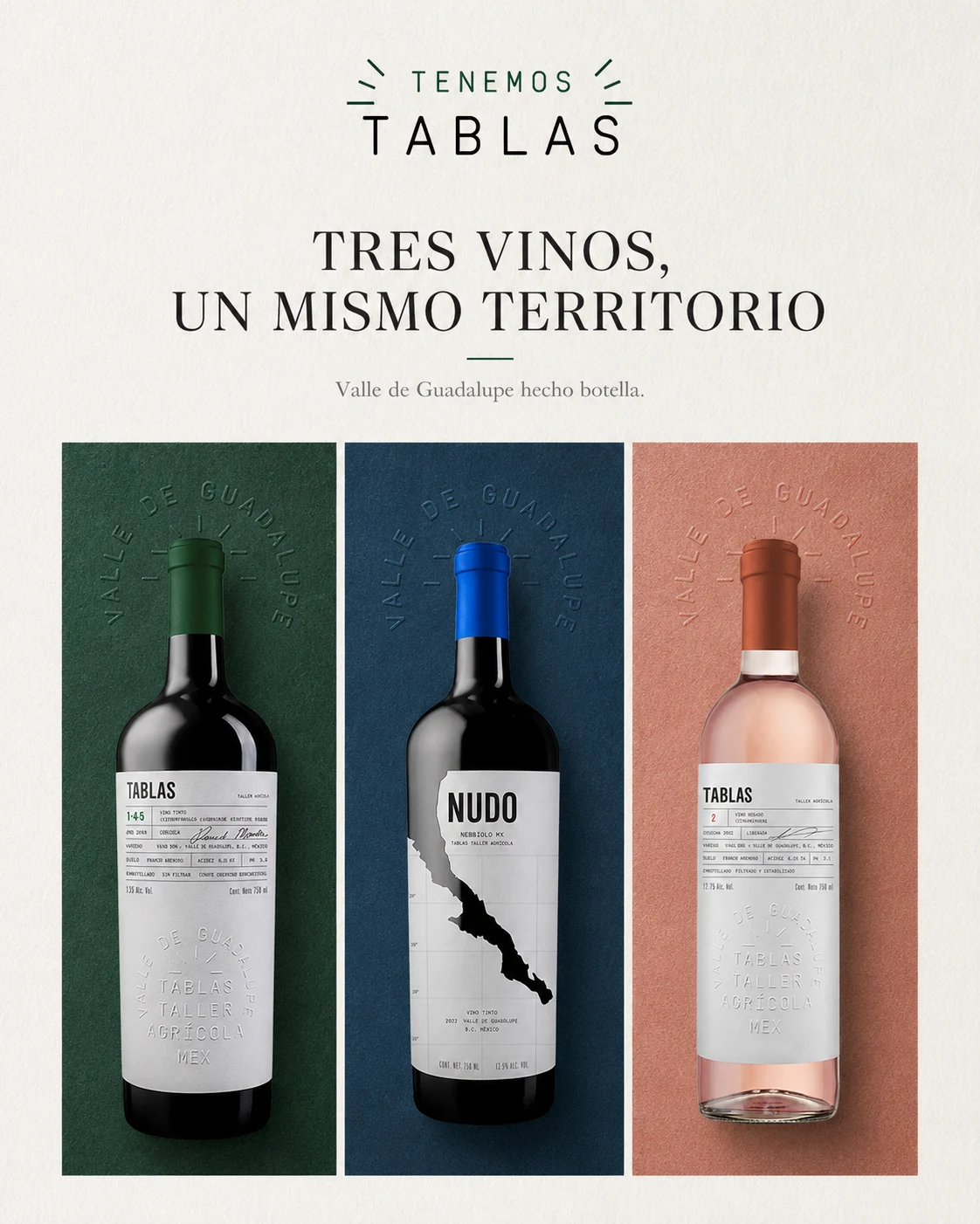 Post · Tres vinos un mismo territorio